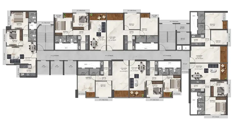 VB Group Pokhran Road Floor Plans VB Group Pokhran Road Floor Plans